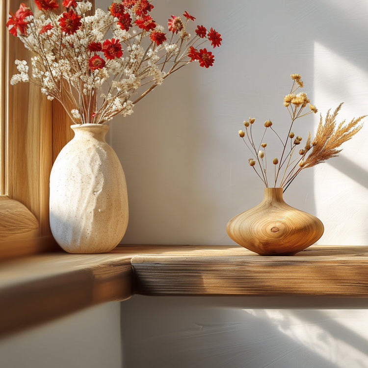 Collection Bois Brut : Vases Artisanaux Uniques en Bois | Madame Nature