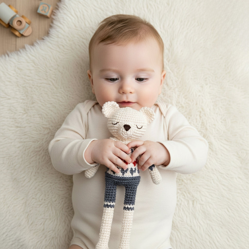 Doudou César l'Ours Polaire César