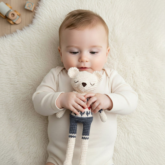 Doudou César l'Ours Polaire César