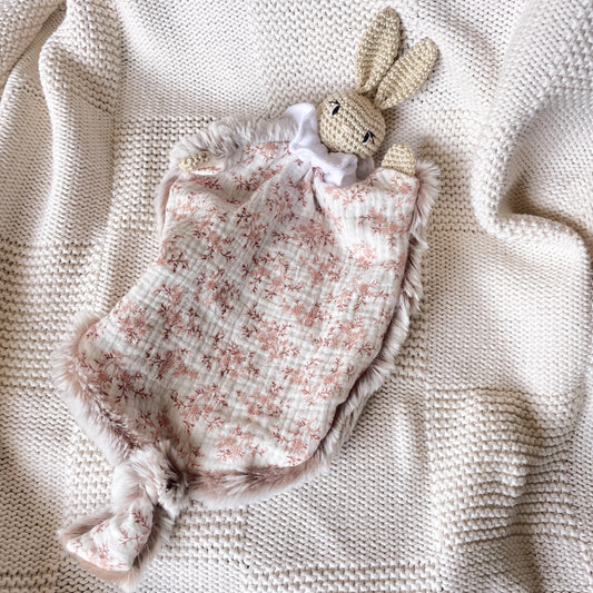 Doudou Lapine fait main en France