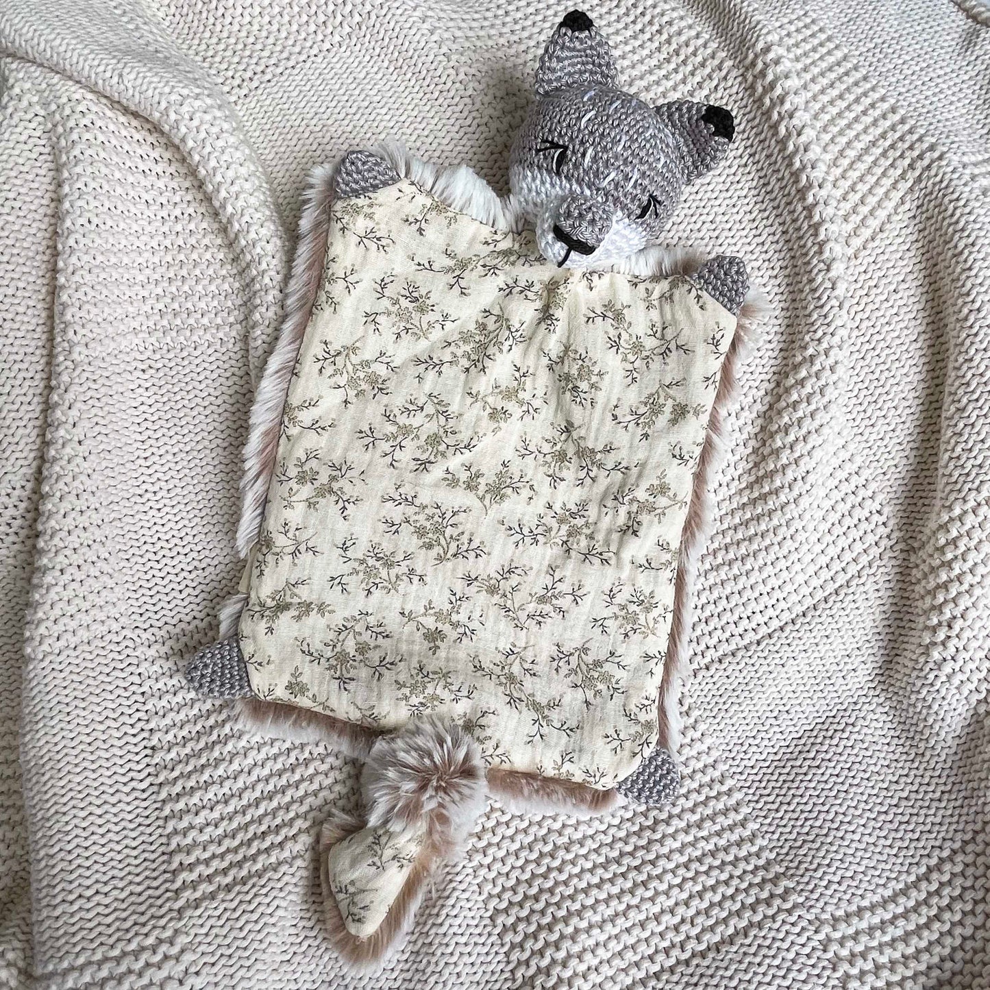 Doudou Loup fait main