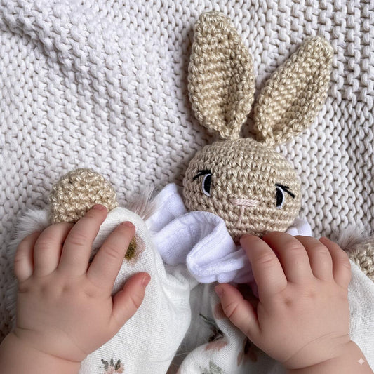 Doudou Lapine fait main en France