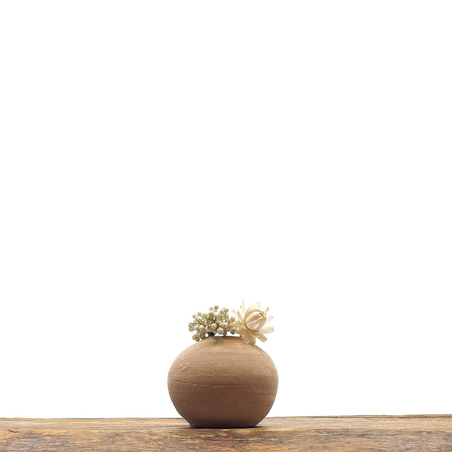 Rhodes Vases Trio #1 - Dried Flowers Included