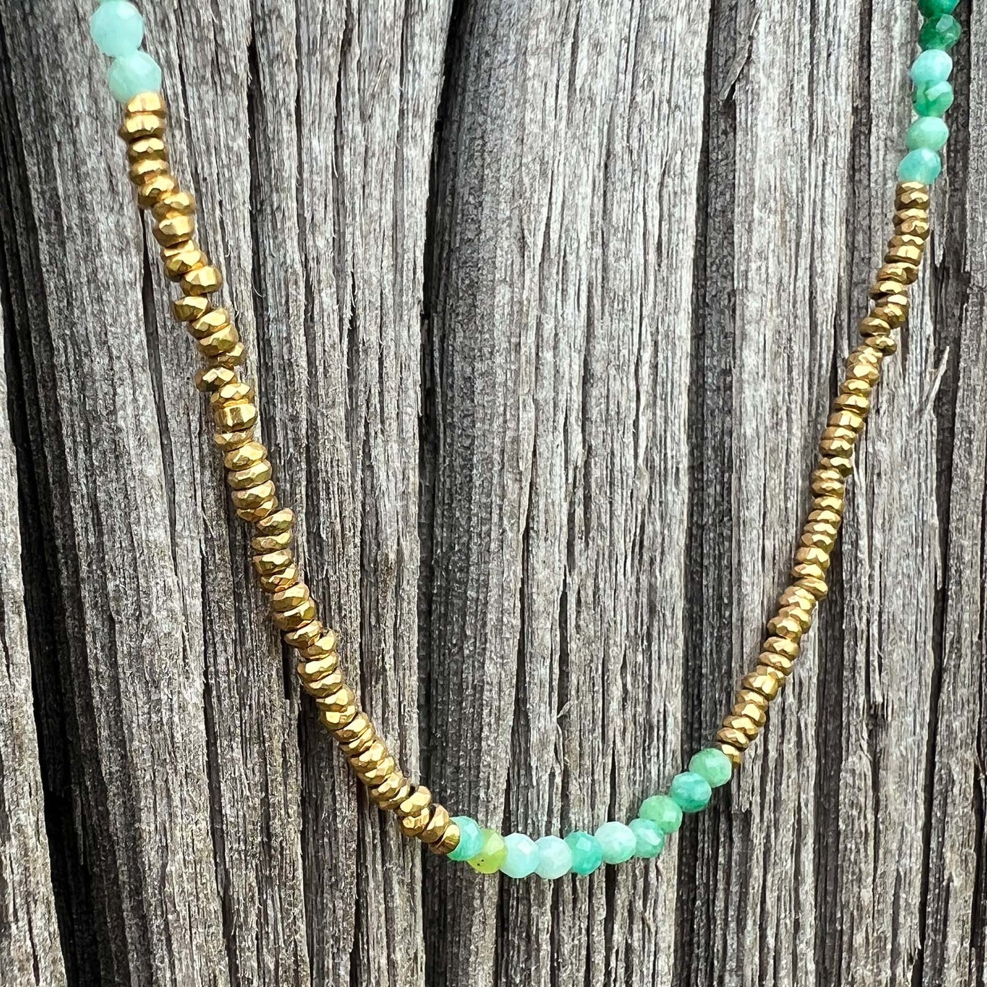 Hématite et Amazonite 