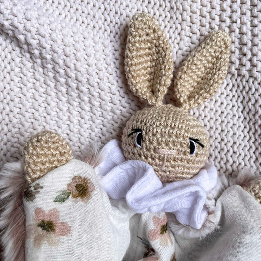 Doudou Lapine fait main en France