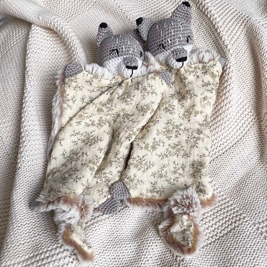 Doudou Loup fait main