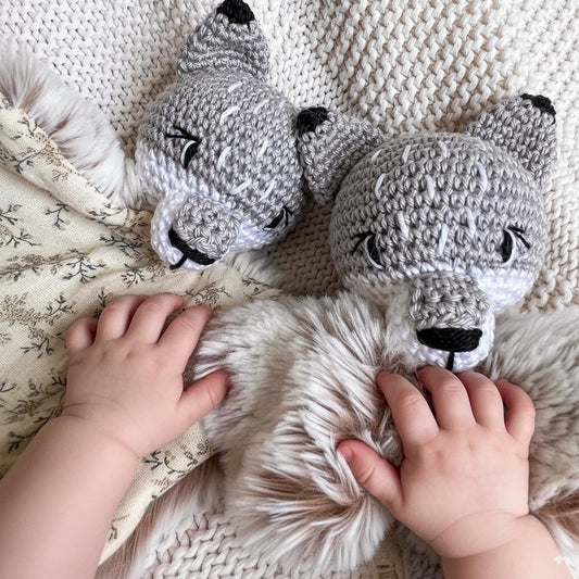 Doudou Loup fait main